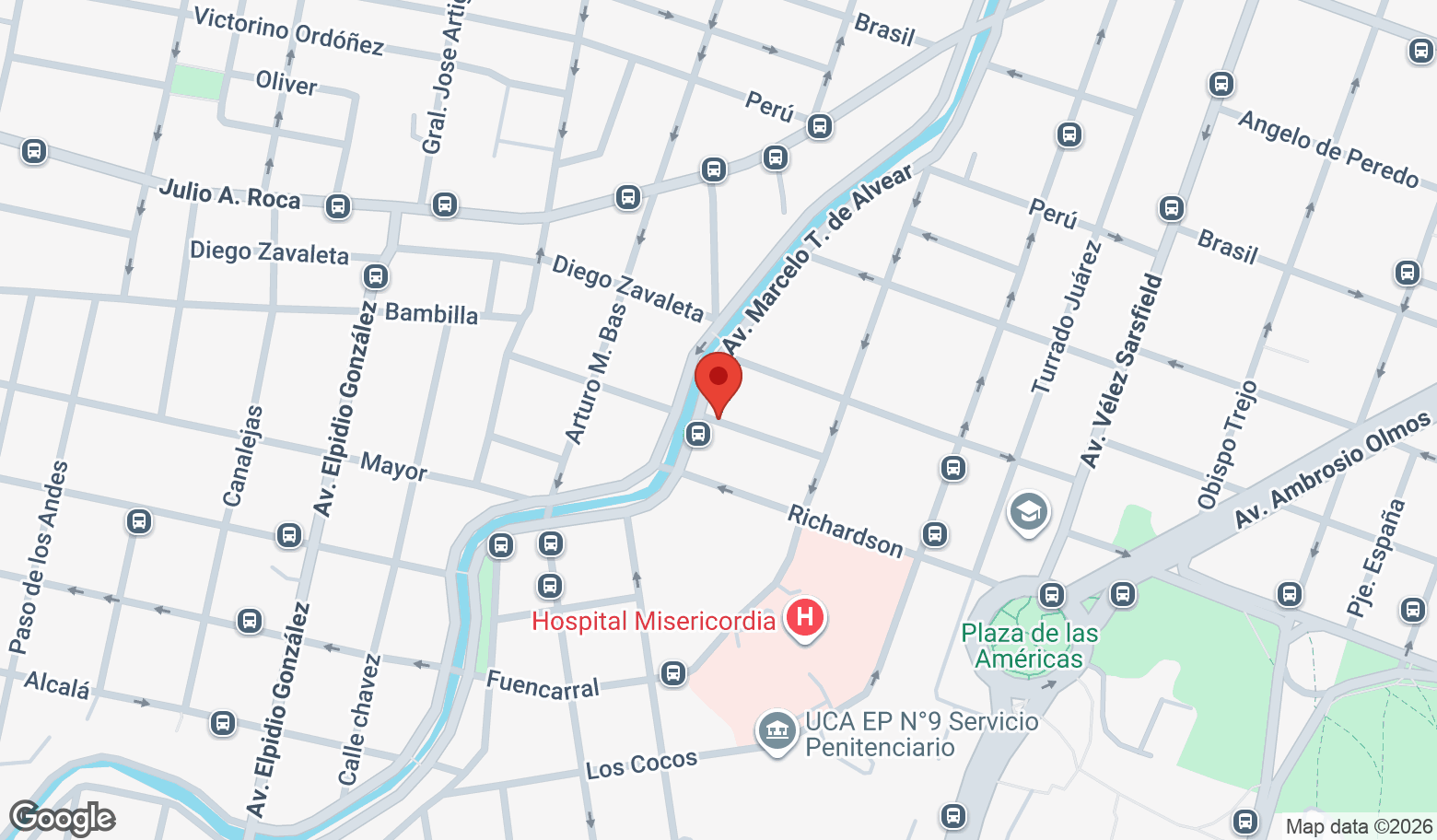Plano de ubicación del lote sobre La Cañada